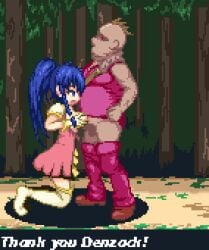 1boy 1girls animated arms_behind_back blue_eyes blue_hair bondage boots bound braid breasts breasts_out captured carrying_over_shoulder carrying_partner commission completely_nude cum fellatio female femsub fire_emblem fire_emblem:_the_sacred_stones forest gheb_(fire_emblem) gloves hetero high_ponytail kneeling long_hair lowres male maledom medium_breasts misawa_dmaku nintendo nipples nude nude_female oral outdoors paizuri pixel_art ponytail rape restrained sex skeb_commission tana_(fire_emblem) thank_you thigh_boots tree twin_braids ugoira