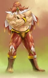 1boy artist_request bara king_of_fighters male male_only snk solo tagme tizoc video_games