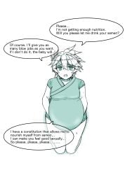 1boy femboy hand_on_belly male_pregnancy mutouruirui_(artist)