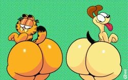 2d 2d_animation animated ass big_ass big_butt breathotter bubble_ass bubble_butt furry garfield_(series) garfield_the_cat gay huge_ass looking_at_viewer looking_back male male_only no_sound odie paramount_pictures paws,_inc. shaking shaking_ass shaking_butt silly tagme twerk twerking video