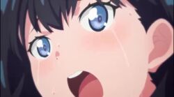 1boy 2boys animated black_hair blue_eyes bouncing_breasts breasts censored commentary_request completely_nude cowgirl_position cross_section crying crying_with_eyes_open cum cum_in_pussy cum_in_uterus cum_inside fallopian_tubes female female_on_top gridman_universe hibiki_yuuta impregnation impregnation_risk indoors internal_cumshot long_hair longer_than_one_minute male moaning mosaic_censoring multiple_boys netorare nipples nude older_male older_man_and_teenage_girl open_mouth orange_scrunchie ovaries penetration penis scrunchie sex siokarubi sound ssss.gridman straddling straight sweat takarada_rikka tears teenage_girl teenager uterus vaginal_penetration video wide_eyed wrist_scrunchie x-ray younger_female