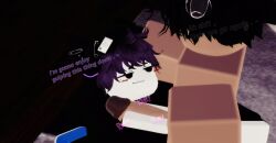 3d :3 anon anonymous_character big_penis dialogue english_text femboy handjob lust6ful male male_only onomatopoeia penis request roblox robloxian tagme text
