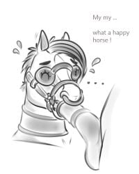 2023 4:5 adeer animal_genitalia animal_penis anthro anthro_on_anthro anthro_penetrated anthro_penetrating anthro_penetrating_anthro balls blinders bodily_fluids collar disembodied_penis duo ellipsis equid equine equine_genitalia equine_penis erection eyewear facial_piercing gag gagged genitals greyscale hair harness harness_gag harness_ring_gag horse male male/male male_penetrated male_penetrating male_penetrating_male mammal medial_ring monochrome muzzle_(object) nose_piercing nose_ring open_mouth_gag oral oral_penetration penetration penis penis_in_mouth piercing ring_gag ring_piercing sex solo_focus sweat sweatdrop