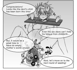 1boy birth femboy male_pregnancy monster mutouruirui_(artist)