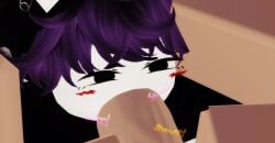 3d :3 anon anonymous_character big_penis blowjob femboy lust6ful male male_only onomatopoeia penis request roblox robloxian tagme