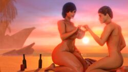 1boy 1girls 3d big_breasts breasts brenda_(goldengob) bust busty chest curvaceous curvy curvy_figure digital_media_(artwork) female female_focus goldengob hips hourglass_figure huge_breasts human large_breasts legs light-skinned_female light_skin lips male male/female mature mature_female original original_character slim_waist straight thick thick_legs thick_thighs thighs top_heavy voluptuous voluptuous_female waist wide_hips