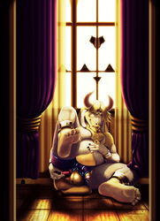 1boy 2d absurd_res anal anal_masturbation anthro anthro_male anthro_only asgore_dreemurr balls bara beard bracelet bulph caprine clothed clothing detailed detailed_background dildo facial_hair fangs furry furry_male furry_only goat half-erect hi_res horn humanoid humanoid_male humanoid_only jewelry male male_only mammal mammal_humanoid masturbation musclegut nipple_piercing nipples penis penis_through_leghole piercing plantigrade poking_out ring sex_toy solo topless undertale undertale_(series) underwear video_games