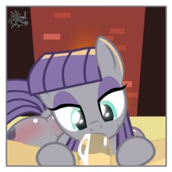 blowjob equine fellatio_from_feral female friendship_is_magic horse human_on_feral male_on_feral mammal maud_pie_(mlp) multicolored_hair my_little_pony oral penis ribiruby zoophilia