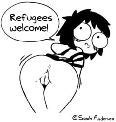 female presenting sarah's_scribbles sarah_andersen solo webcomic