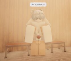 2boys 3d balls english_text femboy gay penis roblox robloxian shower skyblue05 skyblue_uki_femboy_(roblox) source_request tagme text