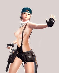 3d female lynn_(mabinogi) mabinogi nipples solo vindictus