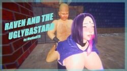 1boy 1girls 3d 3d_model beast_boy cheating cheating_girlfriend cum cum_in_ass cum_in_hair cum_in_mouth cum_in_pussy cum_inside cum_on_body cum_on_breasts cum_on_face dc english_text female male mwikentr netorare ntr purple_eyes purple_hair raven_(dc) sex teen_titans text ugly_bastard