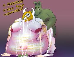 absurd_res all_the_way_through anal anal_sex anthro asgore_dreemurr bara big_belly big_breasts bodily_fluids bovid breasts caprine cum cum_in_mouth cum_inside cumflation duo egg egg_from_mouth egg_implantation egg_in_mouth eldritch_abomination genital_fluids goat hi_res hyper_inflation inflation lactating male male/male male_lactation mammal moobs oviposition penetration pregnant pregnant_male undertale undertale_(series) uxio_(weonraro123) weonraro123