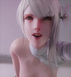 1futa 3d animated blender futa_giantess futa_only futadom futanari giant_futanari giantess kaine_(nier) micro mostly_nude nier nier:_automata nier_replicant nude nude_futanari oral_vore pov sofiatheartist solo submissive_pov tagme video vore