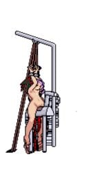 animated animated_gif bondage darkstalkers female flat_chest lilith_aensland machine mo2 nipples orgasm_factory pixel_art pussy sex_machine tagme transparent_background wings