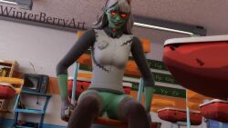 3d animated choker disembodied_penis fortnite fortnite:_battle_royale glasses green grisabelle half_dressed half_naked isabelle_(fortnite) looking_down no_panties penetration penis penis_in_pussy red_eyes school school_desk school_uniform schoolgirl sex skin sound tagme vagina vaginal_insertion vaginal_penetration vaginal_sex video white_hair winterberryart zombie zombie_girl