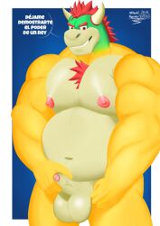 bowser bowser_day bowser_logo male_only mario_(series) mitsukitigerart tagme