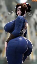 1girls 3d 3d_(artwork) activision ass bethesda_softworks big_ass big_breasts big_butt blizzard_entertainment bodysuit breasts busty chubby clothing crossover curvaceous curves curvy curvy_figure eyewear fallout fat_ass female female_focus game_character glasses hips hourglass_figure huge_ass huge_breasts human large_ass large_breasts legs light-skinned_female light_skin mature mature_female mei-ling_zhou mei_(overwatch) mei_ling_zhou overwatch overwatch_2 pale_skin smitty34 thick thick_legs thick_thighs thighs vault_dweller_(cosplay) vault_suit video_game video_game_character voluptuous waist wide_hips