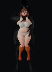 1futa 1girls 3d alien alien_girl ass big_ass big_breasts big_butt big_dom_small_sub brown_hair bubble_butt chubby chubby_female curvaceous curvy curvy_female curvy_figure dominant fat_ass female femdom futa_on_female futanari glasses heperson huge_ass monster monster_futa nerdy_female panties panties_aside scared scooby-doo self_upload sex_slave skirt slave submissive thick thick_ass thick_thighs upskirt velma_dinkley velma_dinkley_(mystery_incorporated) voluptuous white_panties xenomorph xenomorph_queen