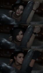 1boy 3d 3girls ada_wong asian asian_female big_penis biohazard black_hair blue_eyes bracelet brown_eyes brown_hair capcom choker claire_redfield claire_redfield_(jordan_mcewen) cock_on_face cock_worship erect_penis erection female female_focus forearm_cock foreskin grey_skin huge_cock hyper_penis imminent_oral jill_valentine kissing_penis large_penis long_hair male male_pov monster mr_x penis_awe penis_on_face ponytail pov resident_evil resident_evil_2 resident_evil_2_remake resident_evil_3 resident_evil_3_remake short_hair stephanie23 tagme tyrant