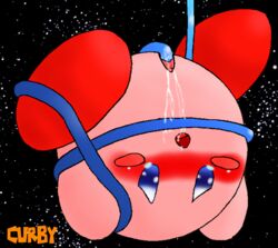 artist_logo blush blushing color colored cum curby kirby kirby_(series) nintendo paheal rule_34_(paheal) space space_background tagme watermark