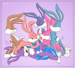 2006 anthro babs_bunny buster_bunny dam female fur furry male mammal rabbit straight tagme tiny_toon_adventures uncensored