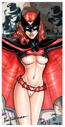 1girls 2007 batman_(series) batwoman catthouse_studios clothing dc_comics female female_only kate_kane pinup solo superheroine tagme tcatt