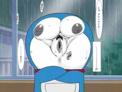 artist_request breasts censored doraemon doraemon_(character) edit pubic_hair pussy tagme