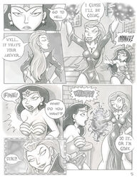 dc_comics dcau dtiberius futanari intersex justice_league monochrome tala wonder_woman wonder_woman_(series)