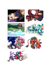 animal_crossing ass balls blue_fur breasts bull buttjob coolblue cum cum_on_face cum_on_own_face exposed_torso female footwear furry handwear hedgehog labelle_able male mammal nintendo nipple penis pussy sega sonic_(series) sonic_the_hedgehog vaginal vaginal_penetration