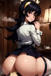 ai_generated animated female filia_(skullgirls) looking_at_viewer makimass_ai no_sound skullgirls tagme video video_games