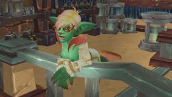 3d blizzard_entertainment goblin_(warcraft) green_skin original_character persicapink pink_hair tagme trans_man warcraft world_of_warcraft