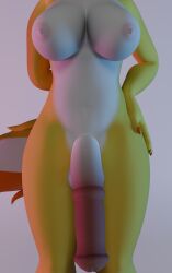 3d absurd_res animal_genitalia animal_penis anthro blender_cycles breasts canid canine canis equine_genitalia futanari genitals gynomorph haolde haolde_(character) hi_res intersex mammal mismatched_animal_penis mismatched_genitalia mismatched_penis nipples penis solo wolf