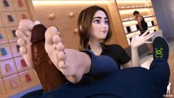 3d big_penis blue_eyes brown_hair cuckold cum dark-skinned_male dark_skin feet female foot_fetish footjob interracial painted_nails public public_sex samsung samsung_sam sex sex_in_public sfm short_hair source_filmmaker steps3d toes