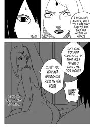 1boy 2girls after_sex annoyed annoyed_expression ass ass_cleavage ass_focus before_and_after big_ass boruto:_naruto_next_generations breasts cheating cheating_husband cheating_wife comic completely_nude cucked_by_friend cuckold cuckquean dialogue dissappointed_look english_text female huge_ass husband_and_wife ino_yamanaka long_hair looking_at_another looking_at_partner male male/female milf monochrome multiple_girls naruto naruto_(series) netorare ninrubio ntr nude premature_ejaculation premature_ejaculation_shaming sakura_haruno sasuke_uchiha sideboob sitting sitting_on_bed speech_bubble story straight unaware unsatisfied