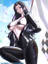 female female_only nico_robin one_piece opalisart post-timeskip race_queen tagme