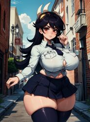 ai_generated female filia_(skullgirls) looking_at_viewer makimass_ai skullgirls video_games