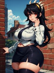 ai_generated female filia_(skullgirls) looking_at_viewer makimass_ai skullgirls video_games