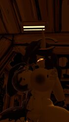 alice_angel bendy_and_the_ink_machine breasts breasts_out heart-shaped_pupils heart_eyes kissy_face naked naked_female twisted_alice vrchat vrchat_avatar vrchat_media vrchat_model