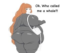 1girls 2_steps_away_from_a_heart_attack bbw big_back bigass chubby chubby_female drunk_butterfly fat fat_ass fat_female fat_fetish fat_fuck fat_fucking_ass fatass female is_that_bag_loaded_with_snacks_or_what ishmael_(limbus_company) limbus_company me_you_fat_fucking_whale orange_hair project_moon send_in_the_sweepers whale whalemael