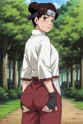 tenten from naruto by strayrevy