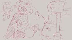 boner bulge dandy's_world dandys_world diaper diaper_fetish diapersitting female fetish keeboreal male pathetic_male scat sprout_(dandy's_world) twisted_sprout_(dandy's_world) vee_(dandy's_world)