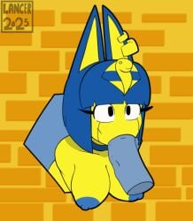 ankha from animal crossing by mklancer00