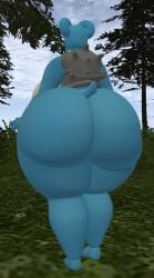 big_ass big_breasts breasts bubble_butt cleavage ferialexonar huge_ass huge_breasts lapras pokemon pokemon_(species) tagme thick_thighs wide_hips