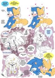 anthro blonde_hair blue_body blue_fur blue_hair blue_skin blur_studio canid canine canis english_text eulipotyphlan fox gay genitals group hedgehog homosexual human male male_only mammal marza_animation_planet miles_tails_prower movie_sonic movie_tails multiple_boys original_film paramount_pictures penis s_mommo sega sonic_(live_action) sonic_(series) sonic_the_hedgehog sonic_the_hedgehog_(film) sonic_the_hedgehog_(series) text yaoi yellow_body yellow_fur yellow_skin