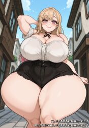 4k ai_generated big_ass big_breasts big_thighs blonde_female blonde_hair blonde_hair_female curvy curvy_body curvy_female curvy_hips female high_resolution huge_ass huge_breasts huge_butt huge_thighs long_hair marin_kitagawa miralicit my_dress_up_darling sexy sexy_body sexy_female sexy_pose shortstack slim_waist solo