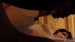 3d animal_genitalia animated anus ass bed bedroom black_hair bra breasts cavalorn13 cd_projekt_red completely_nude corset cum cum_in_pussy cum_inside cum_on_ass cunnilingus doggy_style eating_pussy english_text female hip_grab light-skinned_female lingerie longer_than_4_minutes mascara masturbation moaning moaning_in_pleasure monster nipples nude panties penetration penis purple_eyes pussy riding_penis sex shorter_than_five_minutes sound spread_legs stockings tagme text the_witcher_(series) the_witcher_3:_wild_hunt vaginal_penetration video werewolf yennefer