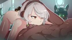 1boy 1girls 2d abs adore_for adore_nice anal_beads anal_beads_in_ass anby_demara animated ass_up big_penis blowjob dark-skinned_male deepthroat erect_penis erection face_fucking fellatio female grey_hair huge_cock irrumatio large_penis male moan moaning moaning_in_pleasure muscular muscular_male nude nude_female nude_male opaluva open_mouth oral oral_penetration oral_sex pecs sex sex_toy sex_toy_in_ass sloppy sloppy_blowjob sound sound_effects tagme thick_penis thrusting thrusting_into_mouth veiny_penis video voice_acted zenless_zone_zero