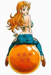 nami (one piece) from dragon ball