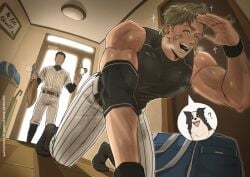 bara buttplug buttplug_tail canine color colored dog_ears doggy doodlefish75 gay gay_male homosexual male male_only muscles muscular muscular_male original original_character pet pet_play petplay puppy_ears puppyplay uncensored yaoi
